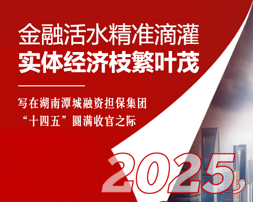 金融活水精準滴灌 實體經(jīng)濟枝繁葉茂 ——寫在湖南潭城融資擔保集團“十四五”圓滿收官之際